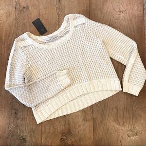 NWT GUESS Knit Cropped Sweater